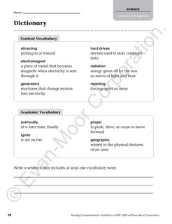 Aperçu du contenu 4_Reading Comprehension: Nonfiction, Grade 6 Teacher Resource