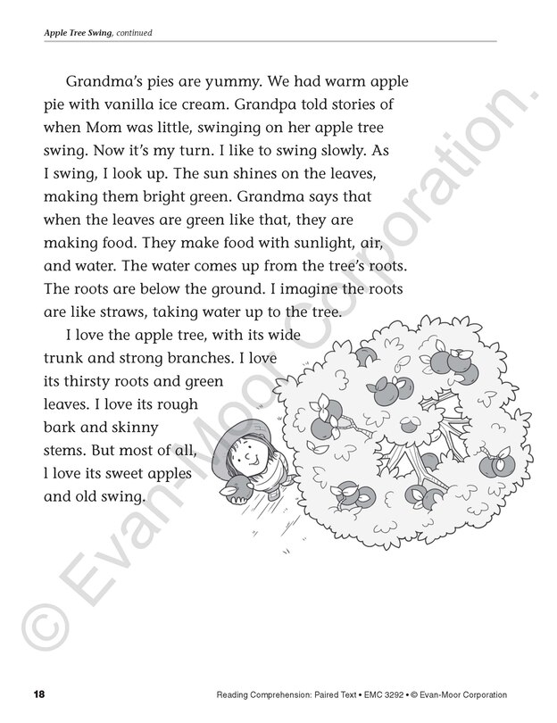 Aperçu du contenu 4_Reading Comprehension: Paired Text, Grade 2 Teacher Resource