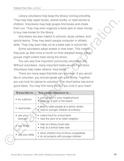 Sample content 4_Reading Comprehension: Paired Text, Grade 3 Teacher Resource