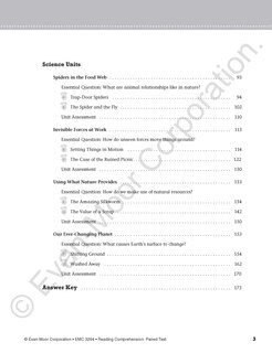 Aperçu du contenu 2_Reading Comprehension: Paired Text, Grade 4 Teacher Resource
