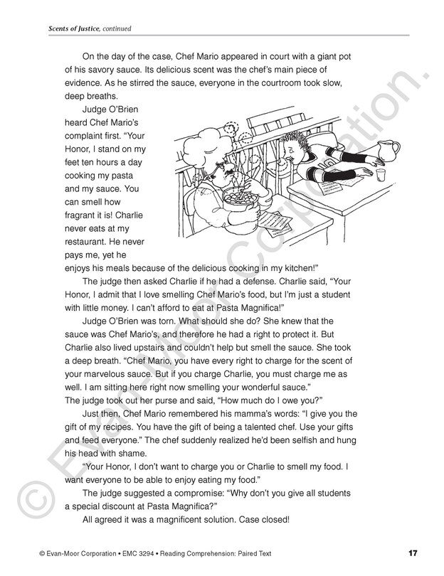 Aperçu du contenu 4_Reading Comprehension: Paired Text, Grade 4 Teacher Resource