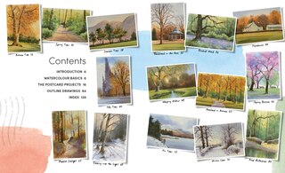 Sample content 3_Ready to Paint Postcards: Woodlands