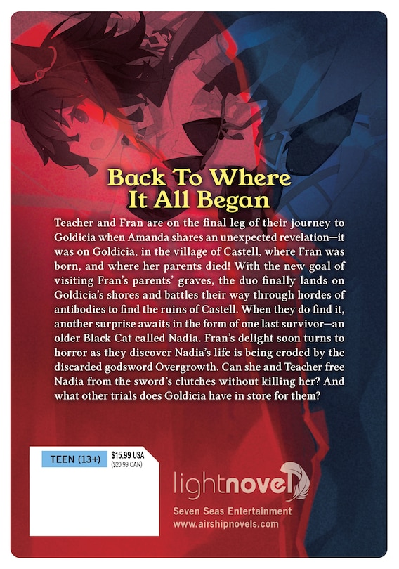 Back cover_Reincarnated as a Sword (Light Novel) Vol. 18