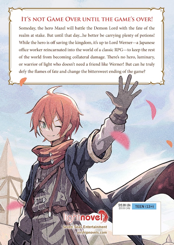 Back cover_Reincarnated Into a Game as the Hero's Friend: Running the Kingdom Behind the Scenes (Light Novel) Vol. 1