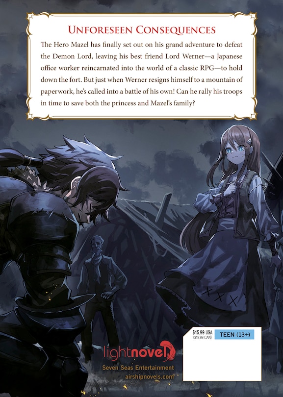 Back cover_Reincarnated Into a Game as the Hero's Friend: Running the Kingdom Behind the Scenes (Light Novel) Vol. 3