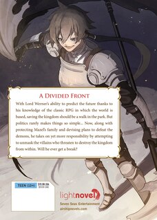 Couverture arrière_Reincarnated Into a Game as the Hero's Friend: Running the Kingdom Behind the Scenes (Light Novel) Vol. 4
