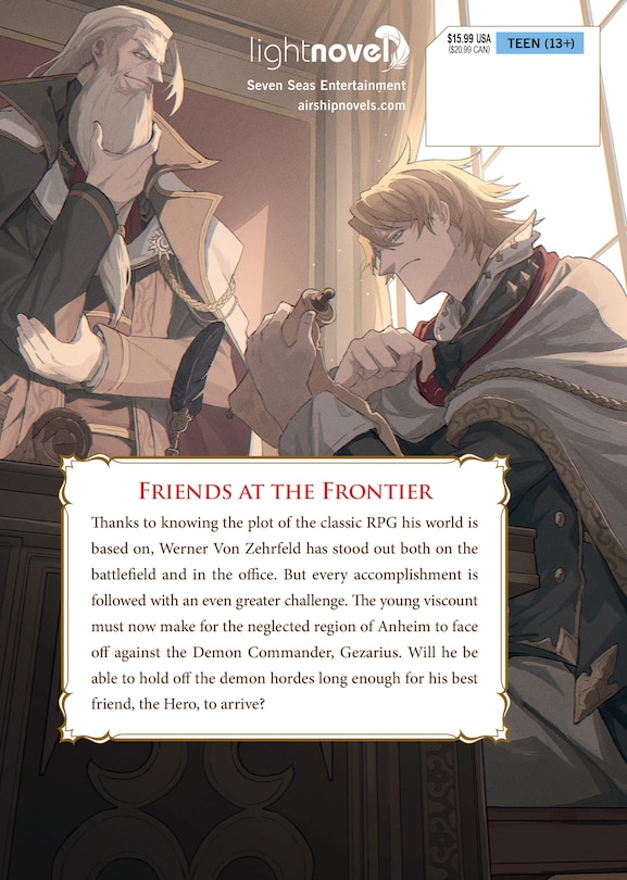 Back cover_Reincarnated Into a Game as the Hero's Friend: Running the Kingdom Behind the Scenes (Light Novel) Vol. 5