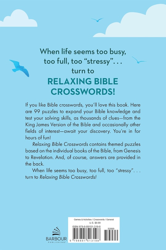 Couverture arri&egrave;re_Relaxing Bible Crosswords
