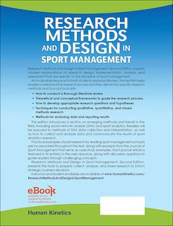Couverture arri&egrave;re_Research Methods And Design In Sport Management
