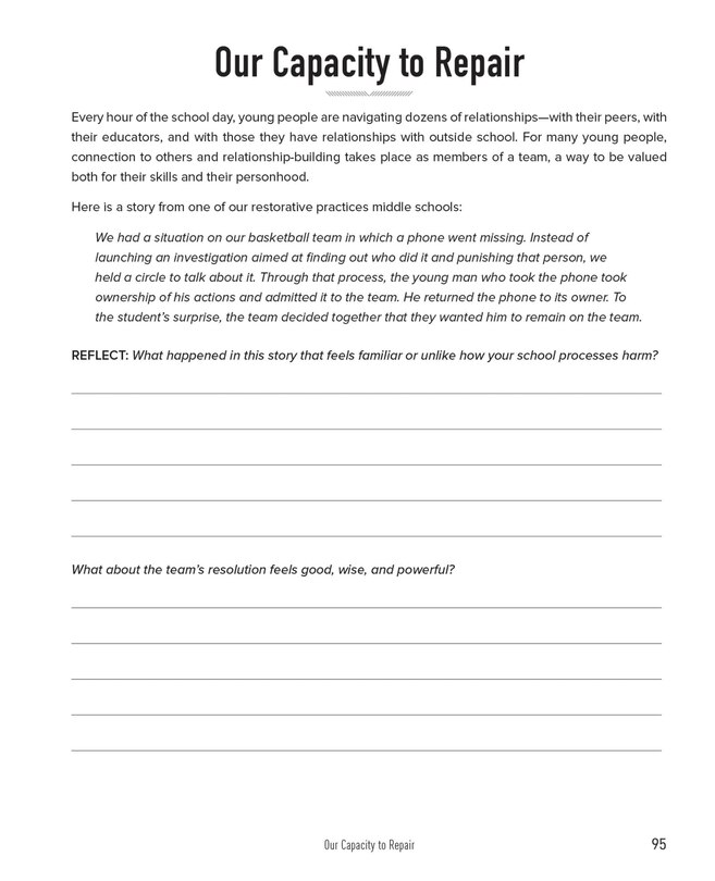 Sample content_Restorative Practices at School