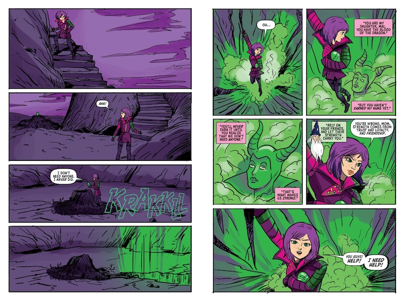 Sample content 2_Return To The Isle Of The Lost: The Graphic Novel
