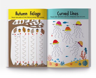 Aper&ccedil;u du contenu 2_Reusable Wipe And Clean Book Tracing - Lines Patterns : Trace And Practice Patterns