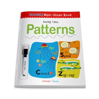 Aper&ccedil;u du contenu 3_Reusable Wipe And Clean Book Tracing - Lines Patterns : Trace And Practice Patterns