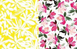 Aper&ccedil;u du contenu 3_Reverse Coloring: Flowers
