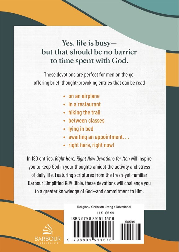 Back cover_Right Here, Right Now Devotions for Men