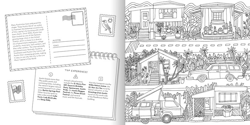 Aperçu du contenu_Road Trip! Coloring Book