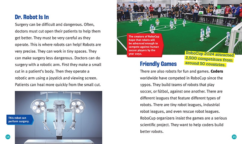 Aperçu du contenu_Robots Helping Humans (A True Book: Our Digital World)