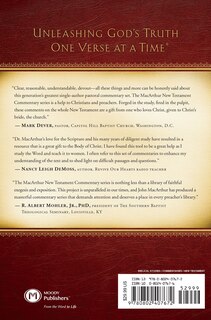 Back cover_Romans 1-8 MacArthur New Testament Commentary