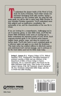 Back cover_Romans- Jensen Bible Self Study Guide