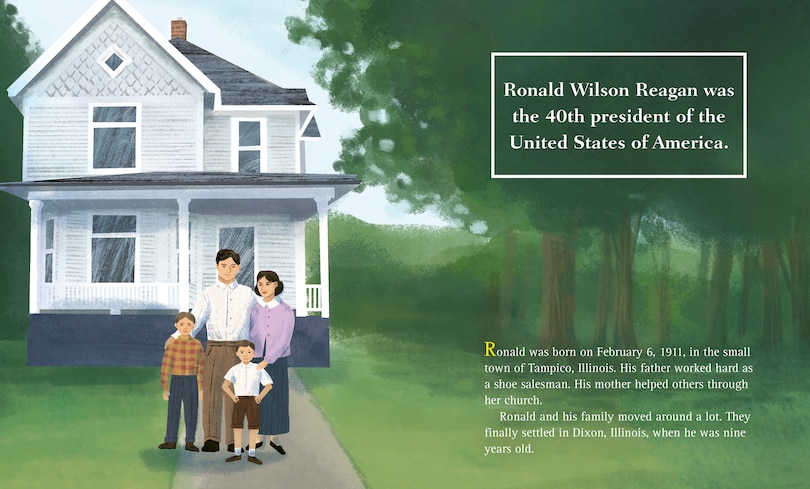 Aperçu du contenu_Ronald Reagan: A Little Golden Book Biography