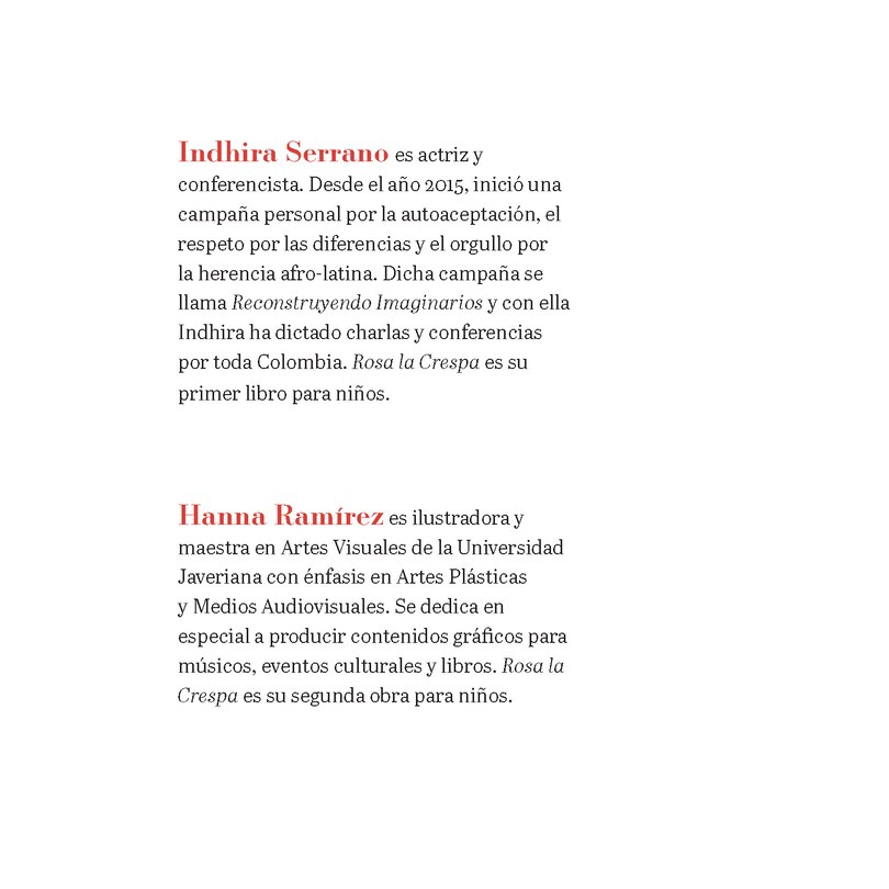 Sample content_Rosa la crespa / Curly-Haired Rosa