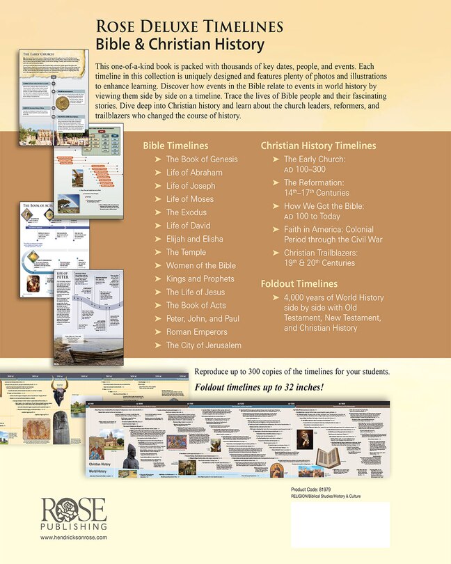 Back cover_Rose Deluxe Timelines