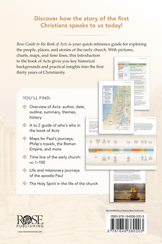 Back cover_Rose Guide To The Book Of Acts