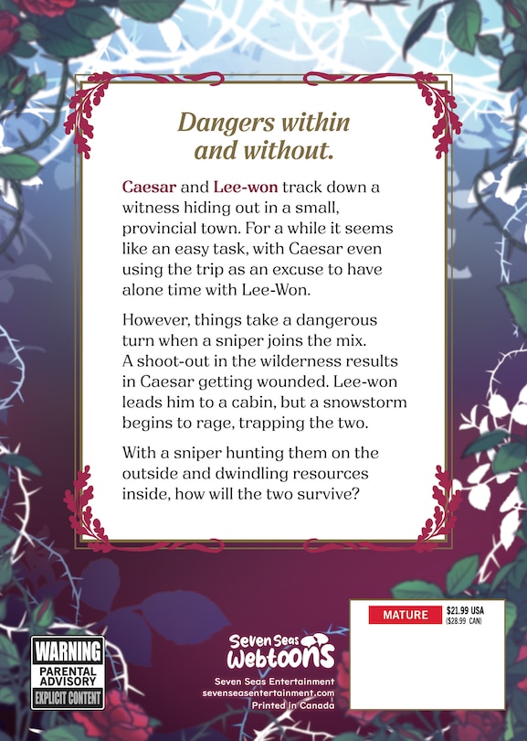 Couverture arri&egrave;re_Roses and Champagne (Comic) Vol. 2