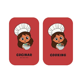 Aper&ccedil;u du contenu 4_Rosie's Rules: Minilingo Spanish / English Flashcards - Fuentastic Activities