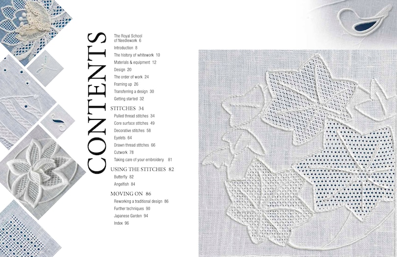 Sample content 4_Rsn Essential Stitch Guides: Whitework - Large Format Edition