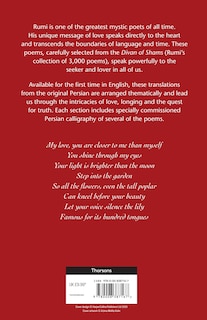 Couverture arri&egrave;re_Rumi: Hidden Music