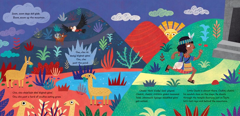 Sample content 2_Run, Little Chaski (Bilingual Navajo & English)