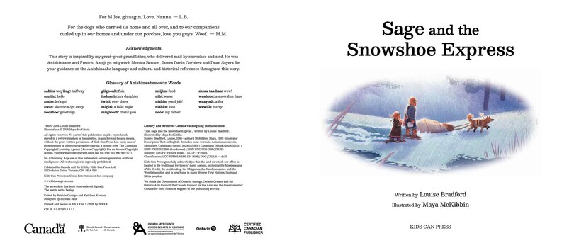 Aper&ccedil;u du contenu_Sage and the Snowshoe Express