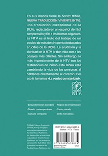 Couverture arrière_Santa Biblia NTV, Edición compacta (SentiPiel, Menta)