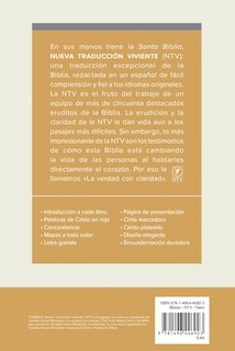 Back cover_Santa Biblia NTV, Edición personal, letra grande (SentiPiel, Rosa, Letra Roja)