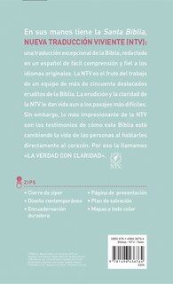 Couverture arrière_Santa Biblia NTV, Edición zíper, Jardín (Tela)