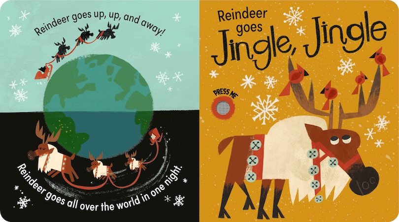 Aper&ccedil;u du contenu 2_Santa Goes Ho Ho Ho! An Interactive Book with 5 Sounds!