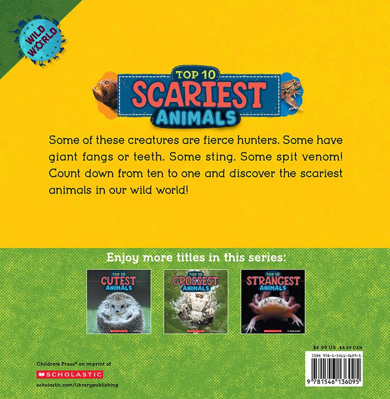 Couverture arrière_Scariest Animals (Wild World: Top 10)