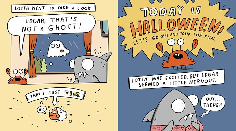 Aperçu du contenu_Scary Shark: A Jaw-some Halloween