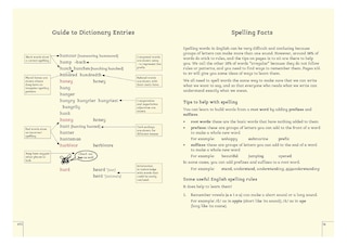 Aperçu du contenu_School Spelling Dictionary