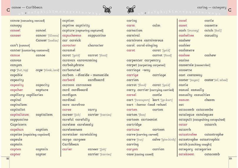 Aperçu du contenu 4_School Spelling Dictionary
