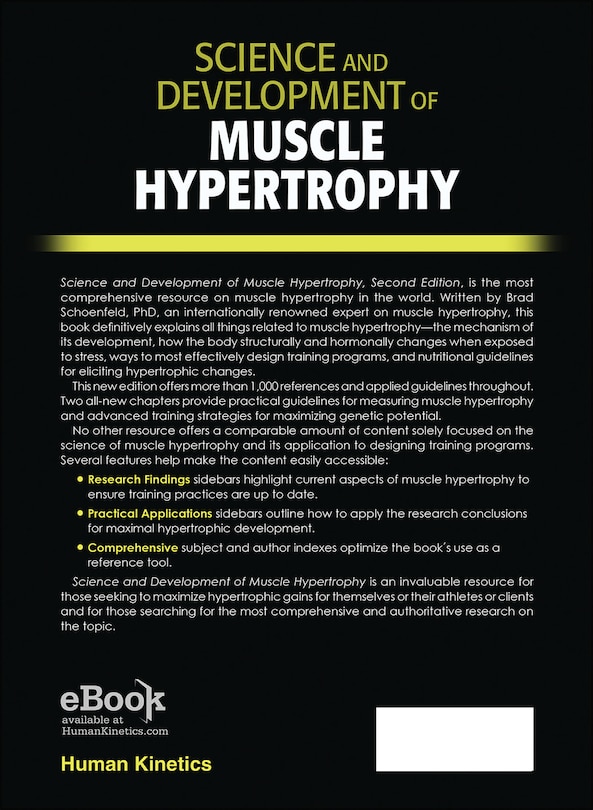 Back cover_Science And Development Of Muscle Hypertrophy