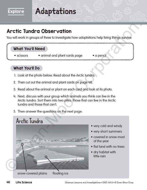 Sample content 3_Science Lessons and Investigations, Grade 3 Teacher Resource