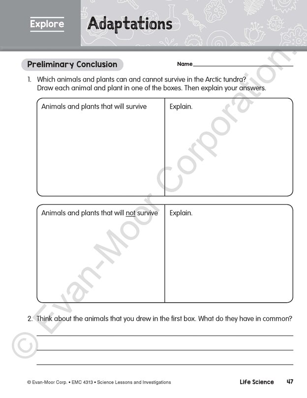 Sample content 4_Science Lessons and Investigations, Grade 3 Teacher Resource