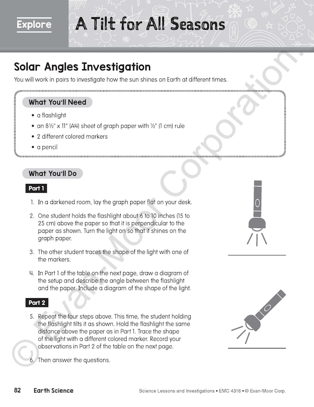 Sample content 2_Science Lessons and Investigations, Grade 6 Teacher Resource