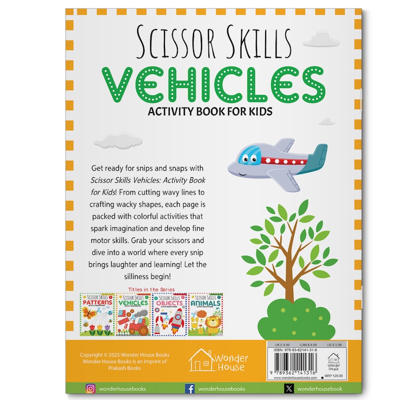 Aper&ccedil;u du contenu 5_Scissor Skills: Vehicles (Activity Book for Kids)