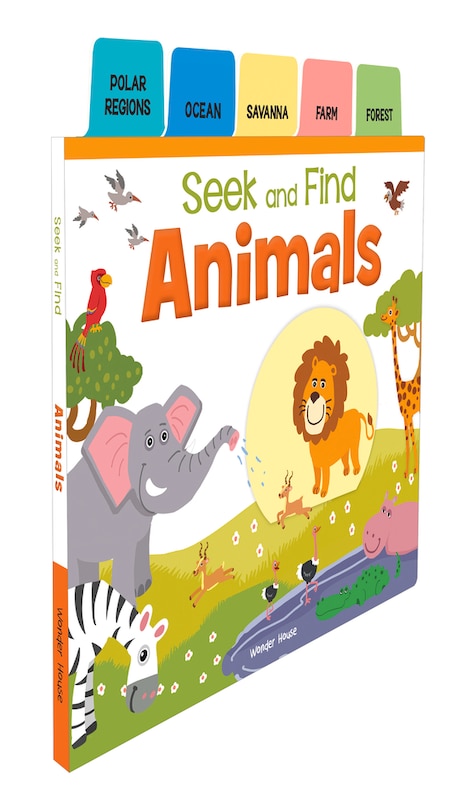 Sample content 3_Seek And Find - Animals : Early Learning Board Books With Tabs