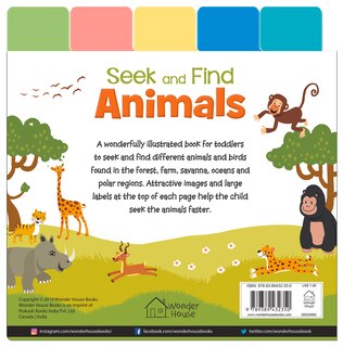 Sample content 5_Seek And Find - Animals : Early Learning Board Books With Tabs