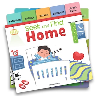 Sample content 2_Seek And Find - Home : Early Learning Board Books With Tabs