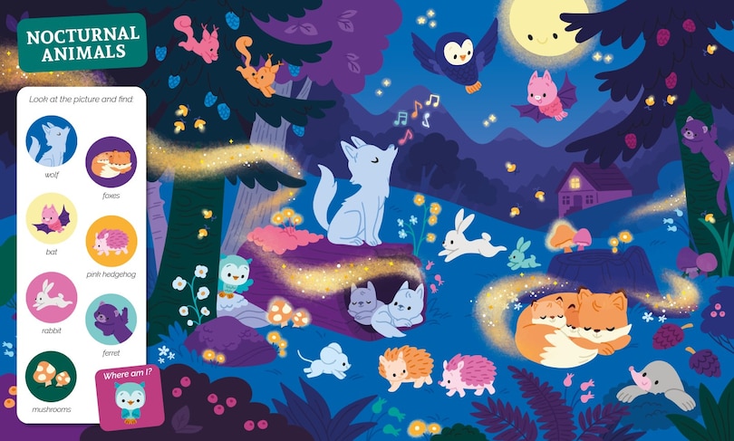 Sample content 2_Seek-and-Find Little Ones It's Bedtime!